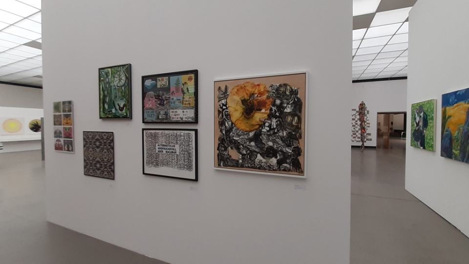 Apokalypse/2018/Collage auf Holz/80x80cm | Klaus Fabricius  Artist Künstler Information