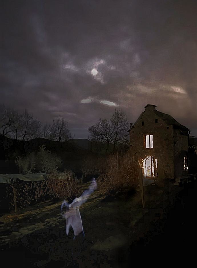 Dunkelhaus I/2026/Fotografie Gigital Collage/Dibond/30x20cm | Klaus Fabricius  Artist Künstler Information