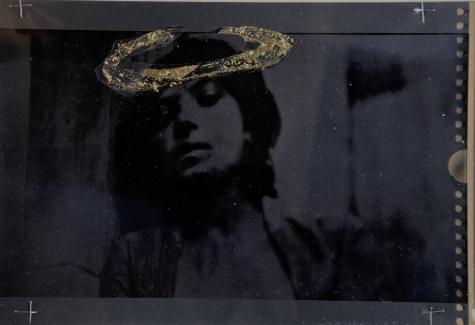 Portrait/2016/Fotografie/Foliendruck und Schlagmetall/30x21cm | Klaus Fabricius  Artist Künstler Information