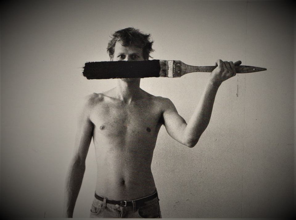 Selbst... nicht redend.../1988/Fotografie Collage/ Fotograf: Roland Widmer (ein zu sehr früh verstorbener Freund) | Klaus Fabricius  Artist Künstler Information