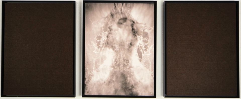 Szenische Rekonstruktion III/2019/Fotografie Digital Collage ,Filz/Pigmentdruck auf Finart Papier/40x100cm | Klaus Fabricius  Artist Künstler Information