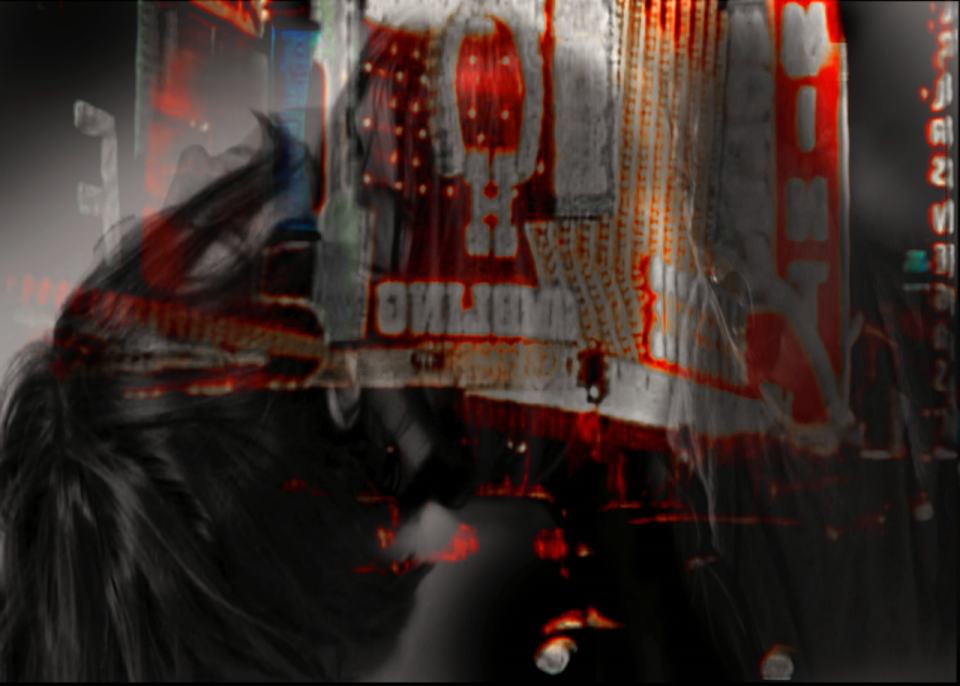 Tumult im Schatten ohne Licht/2020/Fotografie Digital  Collage/Dibond Alu/40x50cm | Klaus Fabricius  Artist Künstler Information